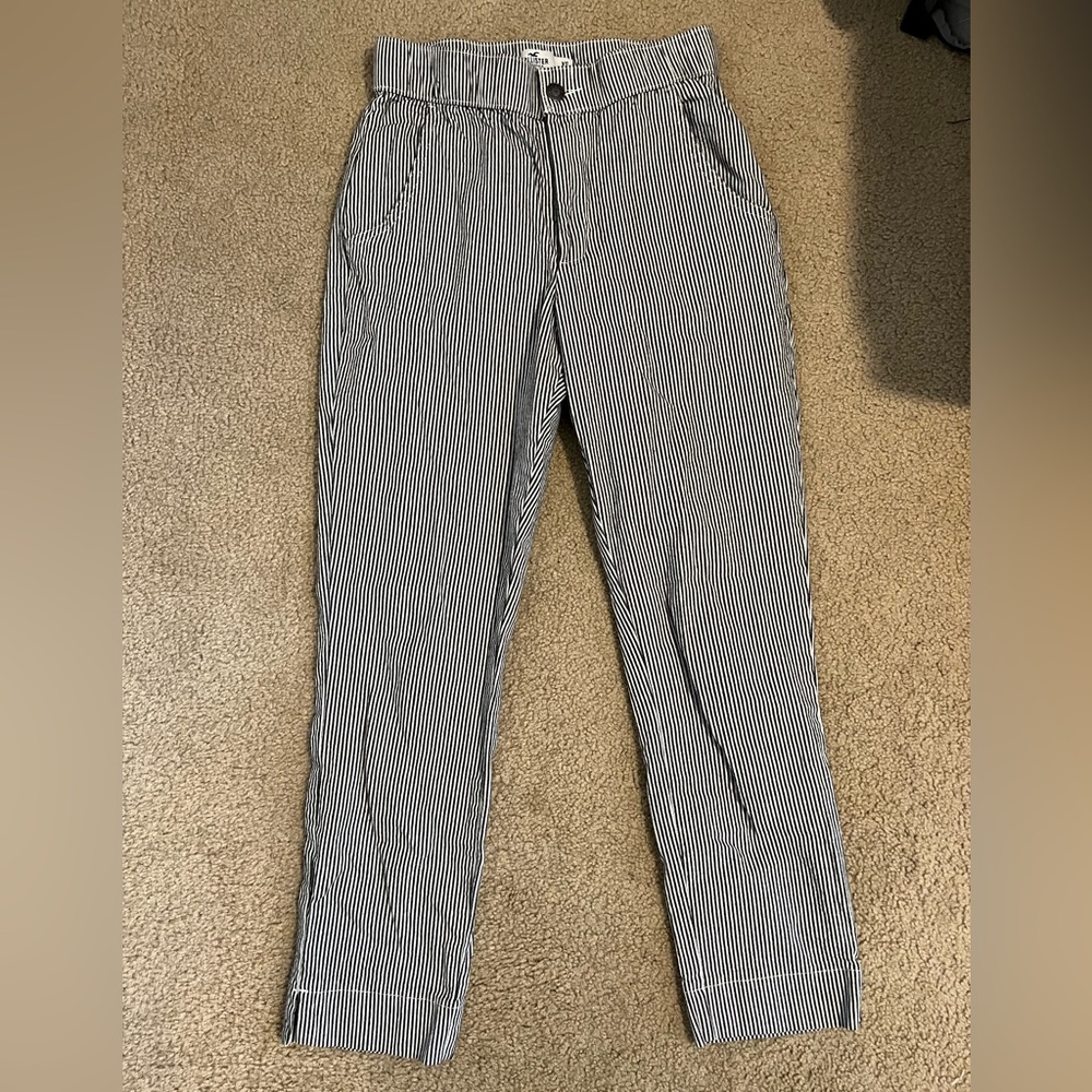 Hollister Pinstripe Linen Pants Size XS